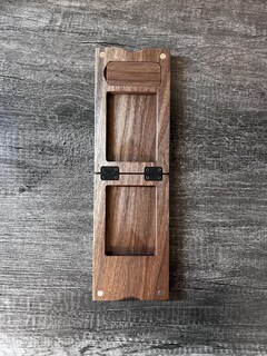 Foto 4 | Tabla Plegable De Madera De Nogal Negro Con 4 Rieles, Con Pinzas Y Tarjetas - Venta Internacional.