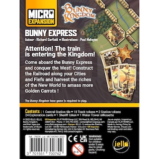 Foto 2 | Expansión De Juegos De Cartas Iello Bunny Kingdom Bunny Express - Venta Internacional.