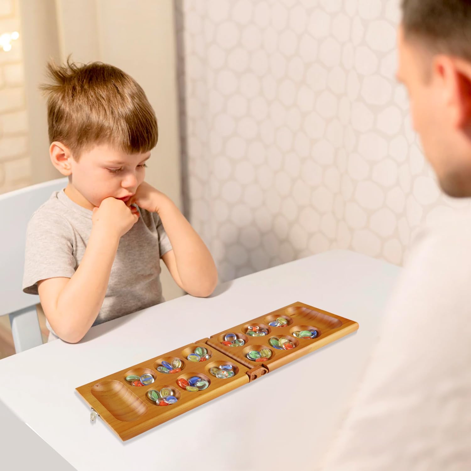 Foto 5 | Juego De Mesa Mancala Gse Games & Sports Expert, Plegable, Roble - Venta Internacional.