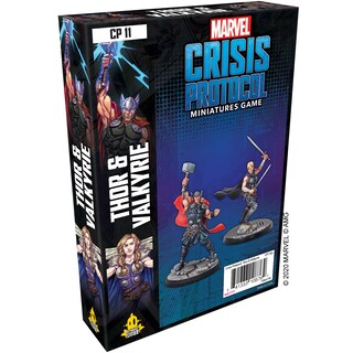 Foto 1 | Miniaturas Marvel Crisis Protocol Thor y Valkyrie - Venta Internacional