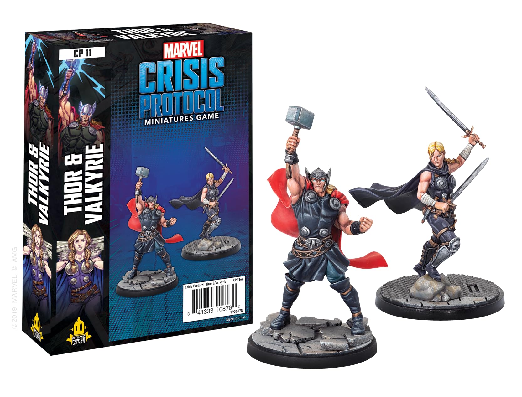 Foto 2 | Miniaturas Marvel Crisis Protocol Thor y Valkyrie - Venta Internacional