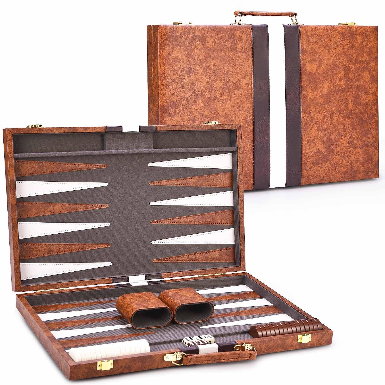 Foto 2 | Set De Backgammon Amerous Classic De 18 Pulgadas- Venta Internacional