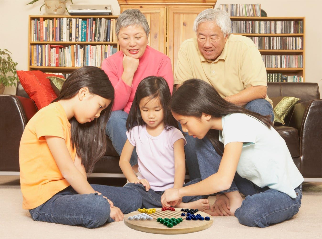 Foto 5 | Chinese Checkers Brybelly Madera Totalmente Natural con Canicas de Madera - Venta Internacional