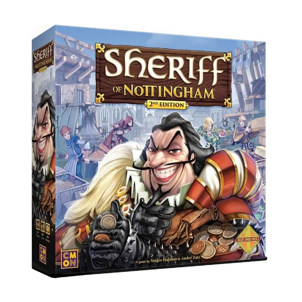 Juego de Mesa Cmon Sheriff Of Nottingham 2nd Edition con Expansiones - Venta Internacional