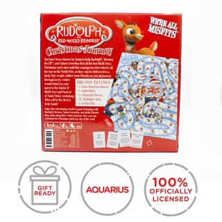 Foto 7 | Juego de Mesa Aquarius Rudolph The Red-nosed Reindeer para Niños y Adultos - Venta Internacional