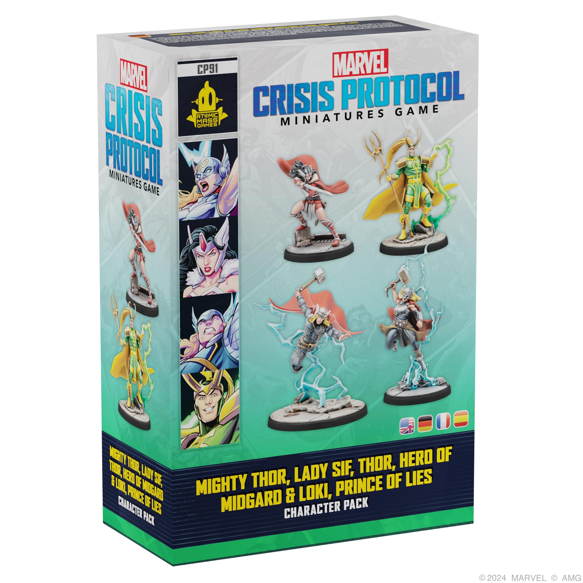 Foto 2 pulgar | Paquete de Personajes Atomic Mass Games Marvel Crisis Protocol - Venta Internacional