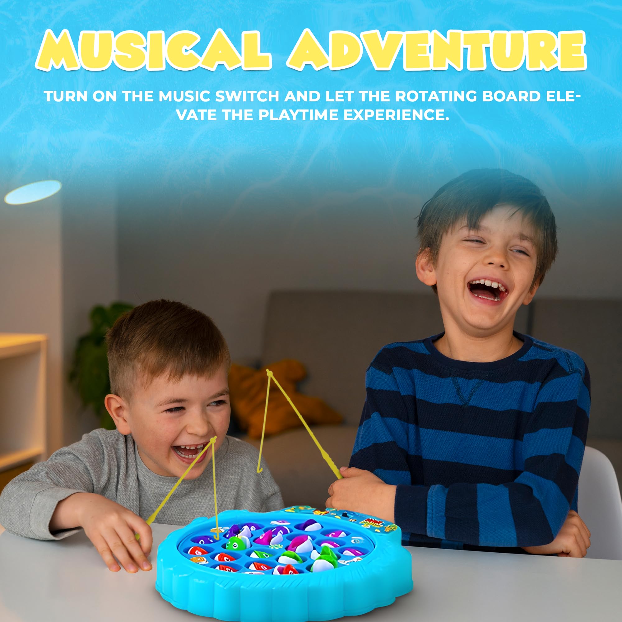 Foto 8 pulgar | Juego de Pesca Ipidipi Toys para Niños con Tabla Giratoria para Peces - Venta Internacional
