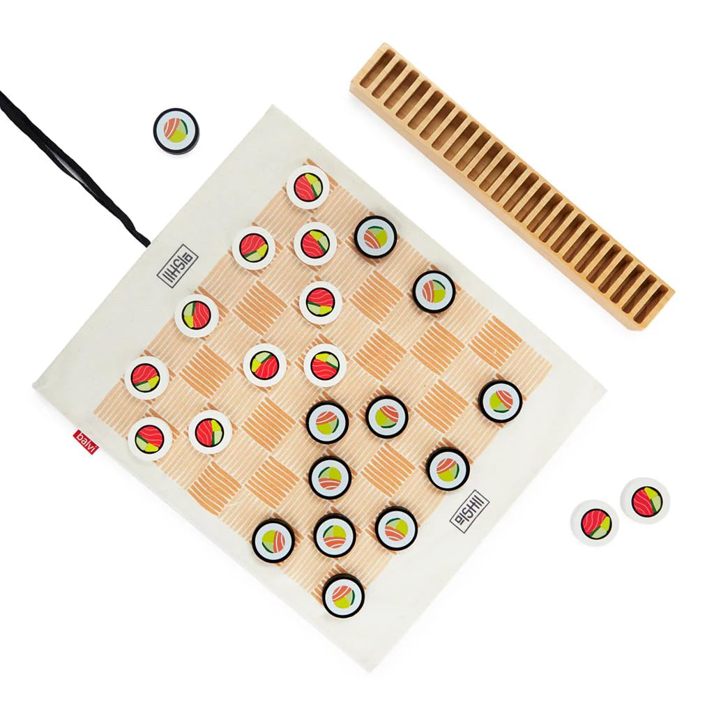 Foto 2 pulgar | Juego de Mesa Balvi Damakis Checkers Sushi Roll Theme - Venta Internacional