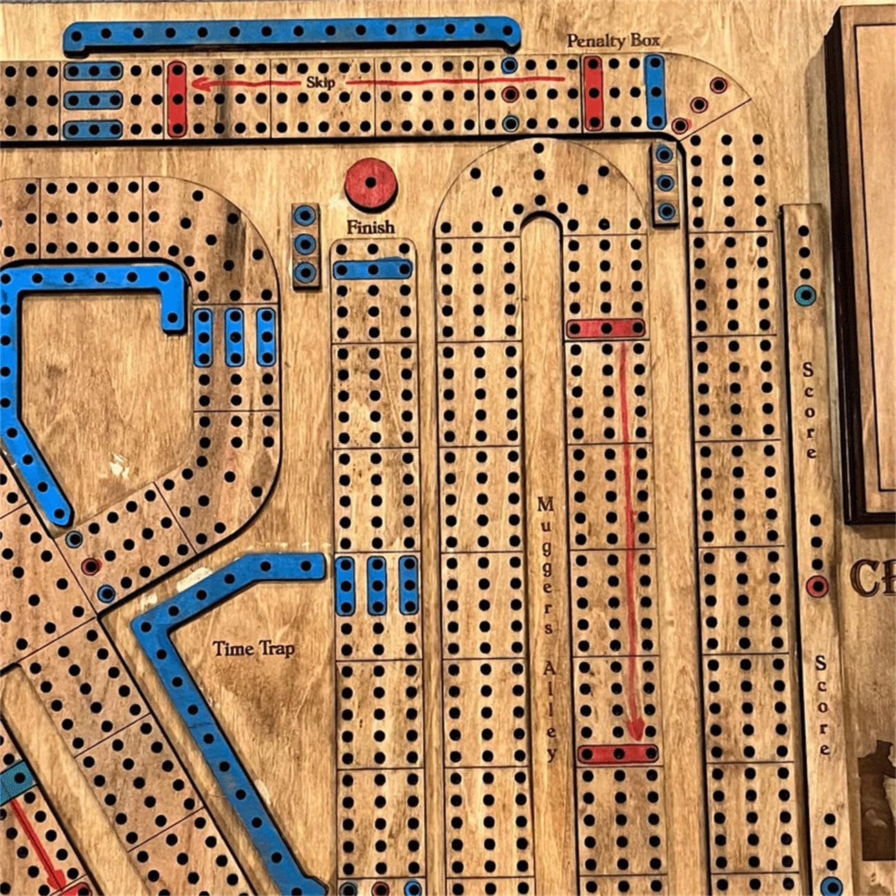 Foto 5 pulgar | Juego de Mesa Cribbage Wars de Madera 1 Unidad - Venta Internacional