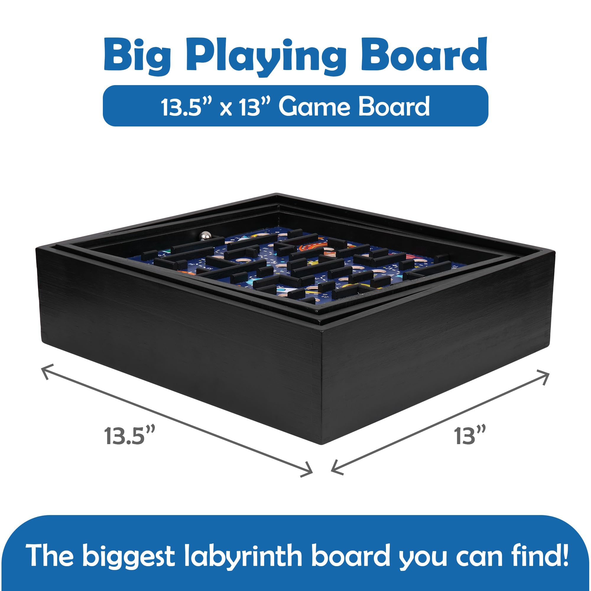 Foto 5 pulgar | Juego Wooden Labyrinth Space Shuttle Tilt Maze Sterling - Venta Internacional