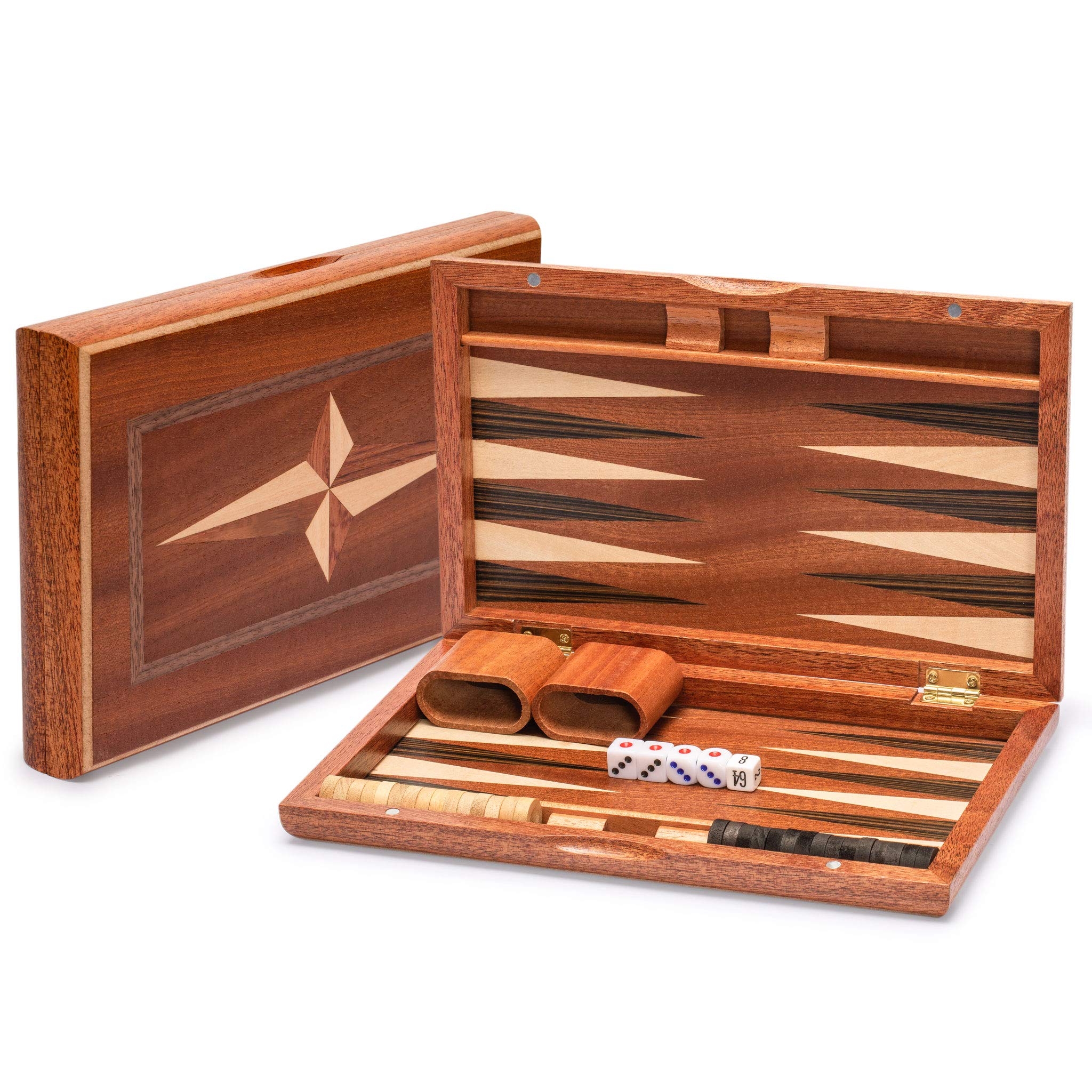 Juego de Backgammon Yellow Mountain Imports Sentinel 28 Cm - Venta Internacional