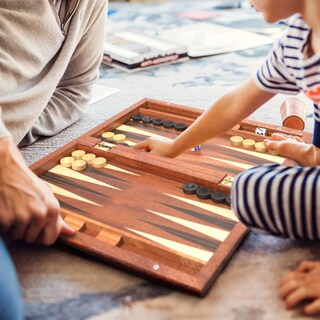 Foto 2 | Juego de Backgammon Yellow Mountain Imports Sentinel 28 Cm - Venta Internacional