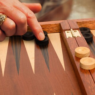 Foto 4 | Juego de Backgammon Yellow Mountain Imports Sentinel 28 Cm - Venta Internacional