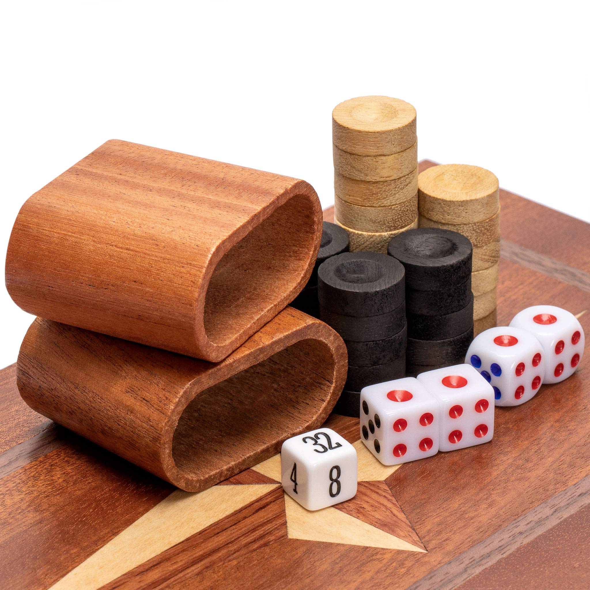 Foto 5 | Juego de Backgammon Yellow Mountain Imports Sentinel 28 Cm - Venta Internacional