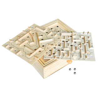 Foto 7 | Laberinto de Madera Sterling Games con 3 Tablas - Venta Internacional.