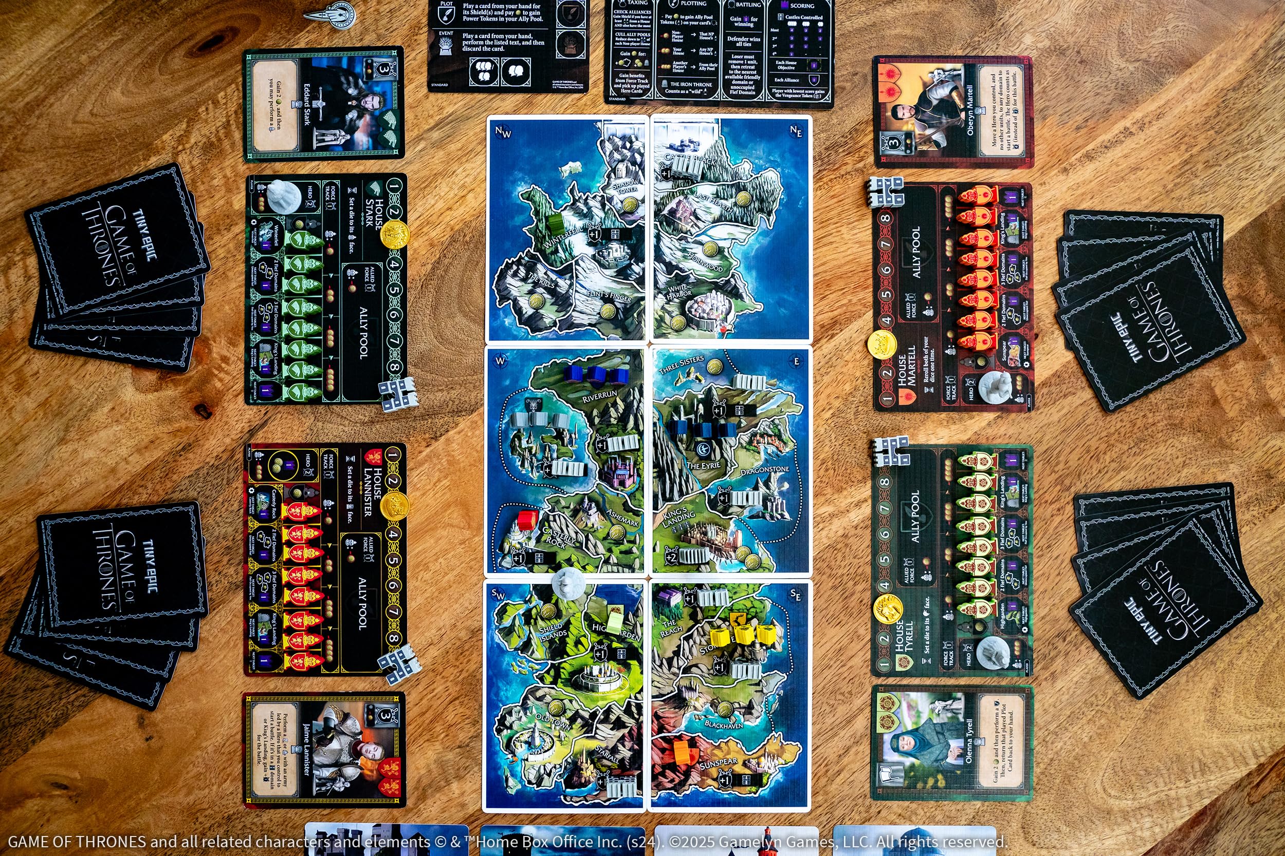 Foto 4 pulgar | Juego de Mesa Usaopoly Tiny Epic Game Of Thrones Strategy- Venta Internacional
