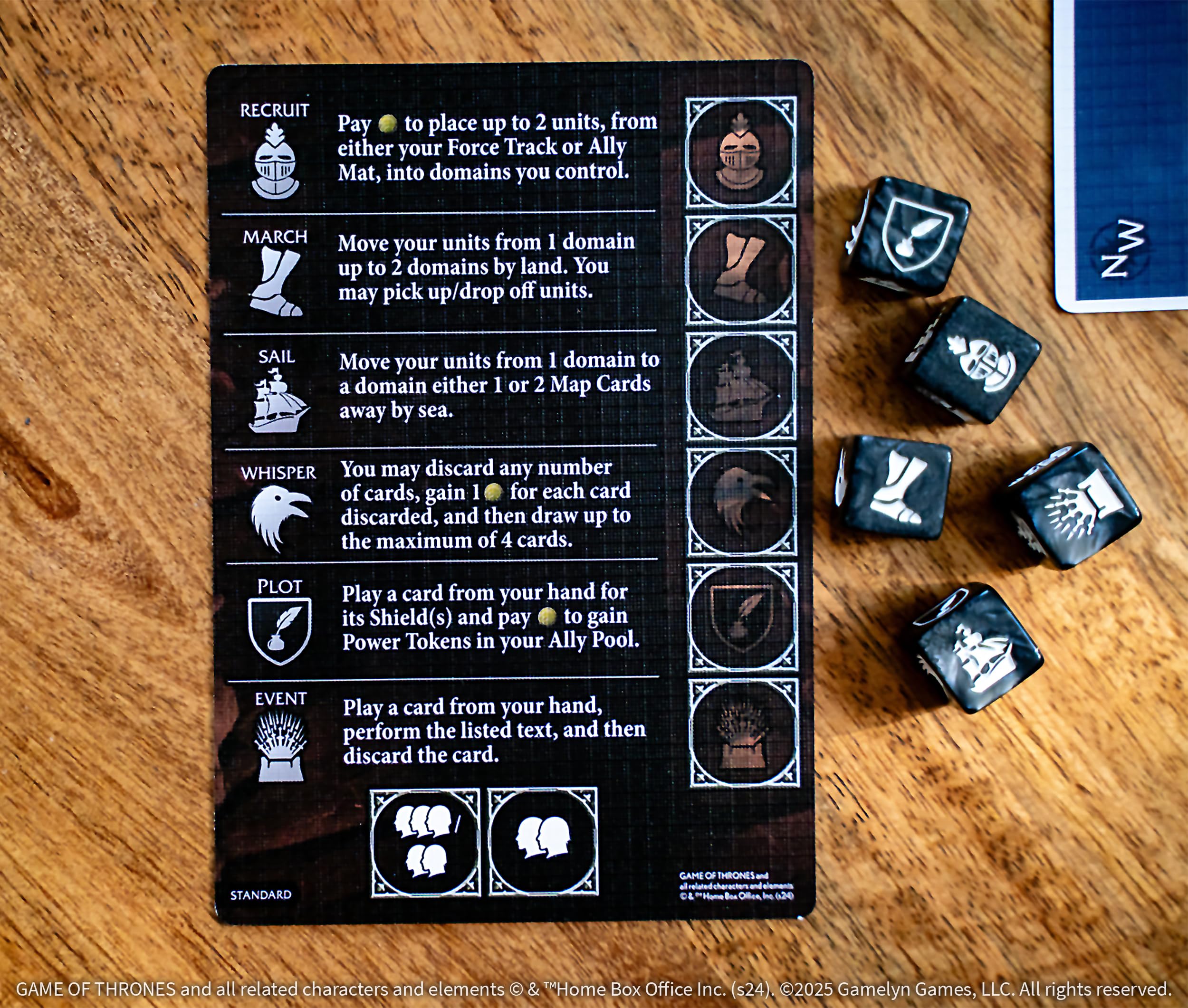 Foto 5 pulgar | Juego de Mesa Usaopoly Tiny Epic Game Of Thrones Strategy- Venta Internacional