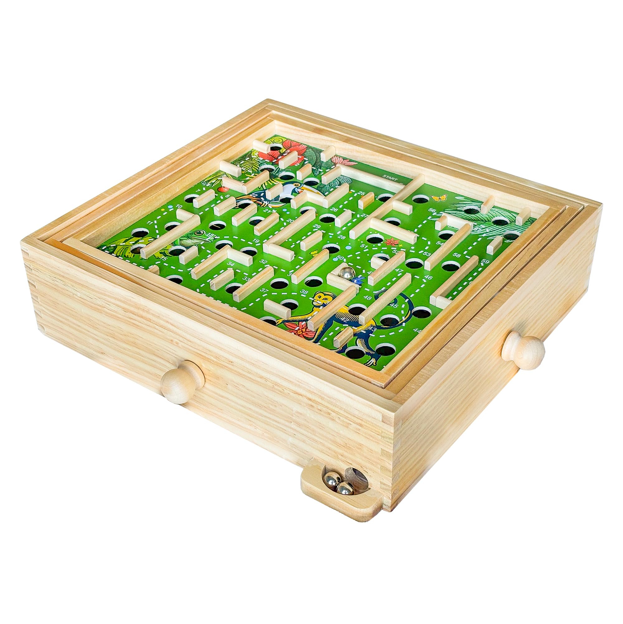 Foto 5 pulgar | Juego de Laberinto de Madera Sterling Games Jungle Theme- Venta Internacional