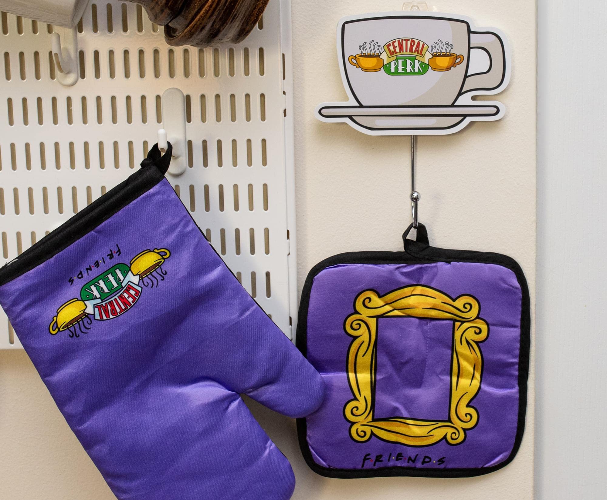 Foto 6 pulgar | Juego De 3 Ganchos De Pared Para Colgar Perchas, Diseño Plateado De Buffalo Friends - Venta Internacional.