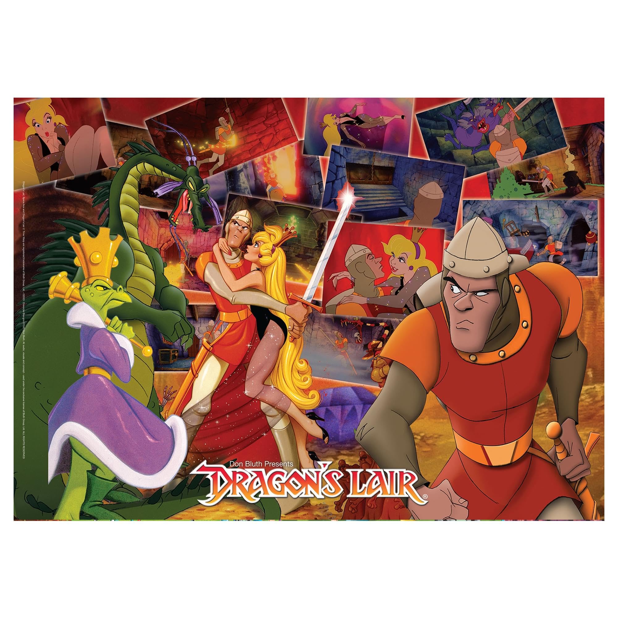 Foto 1 | Rompecabezas Toynk Dragon's Lair Collage 1000 Piezas - Venta Internacional.