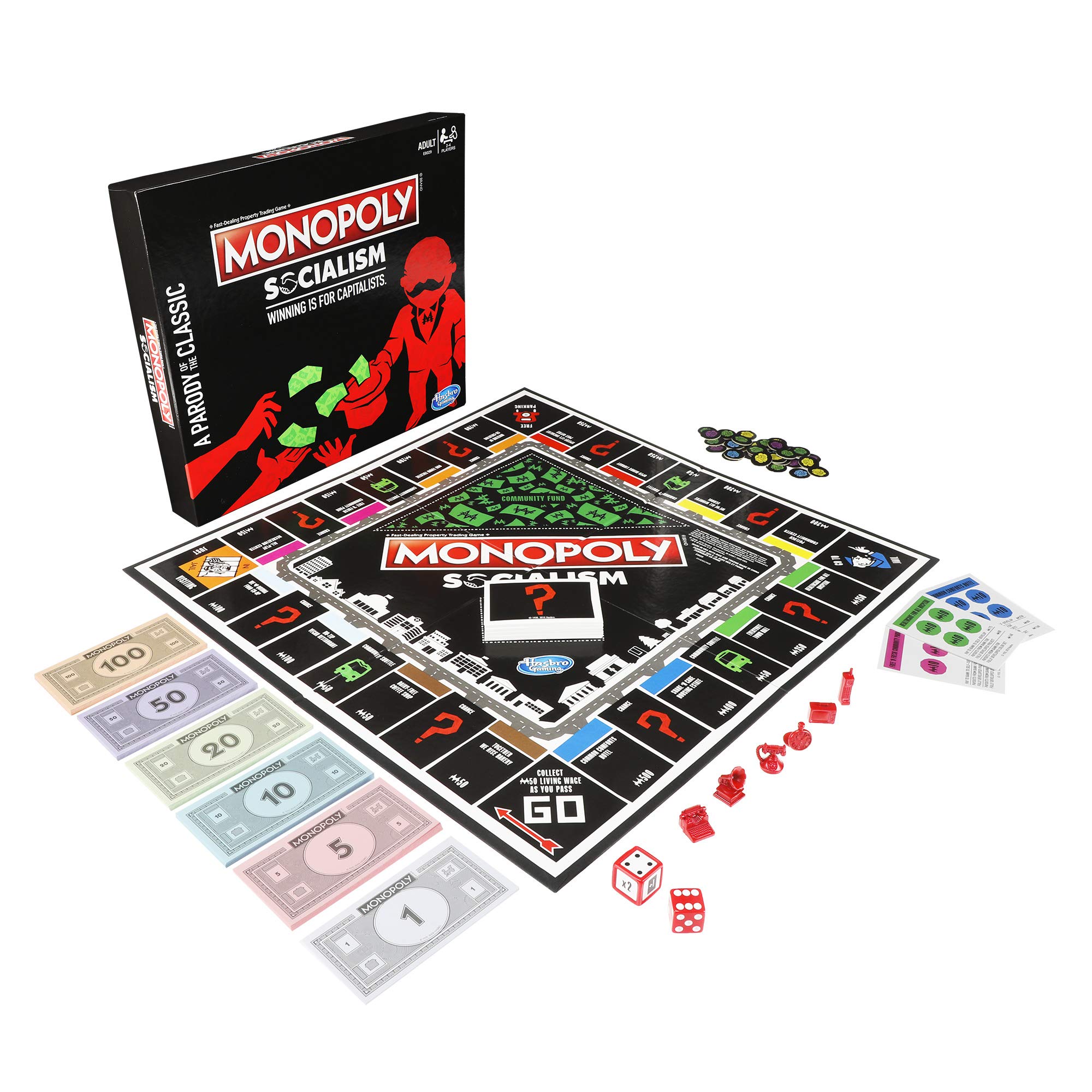 Foto 3 pulgar | Juego De Mesa Monopoly Socialism Parody Adult Party Edition - Venta Internacional.