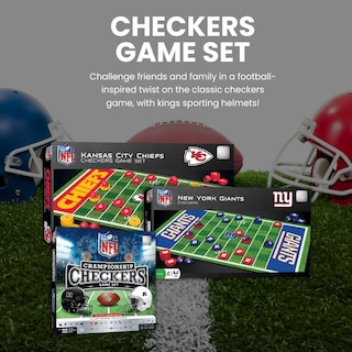 Foto 2 | Juego De Mesa Masterpieces Nfl Checkers Carolina Panthers - Venta Internacional.