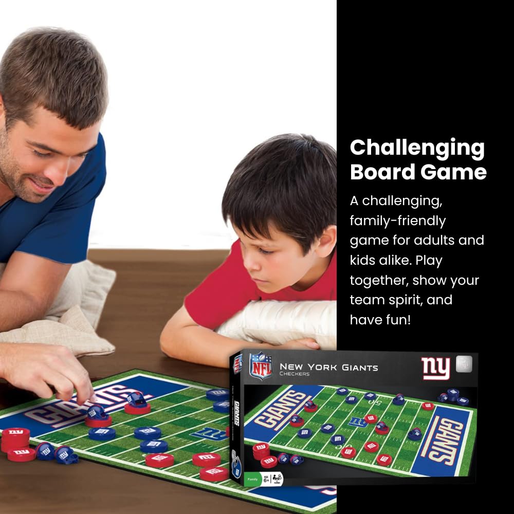 Foto 5 pulgar | Juego De Mesa Masterpieces Nfl Checkers Carolina Panthers - Venta Internacional.
