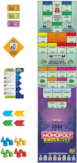 Foto 4 | Monopoly Knockout Hasbro Gaming