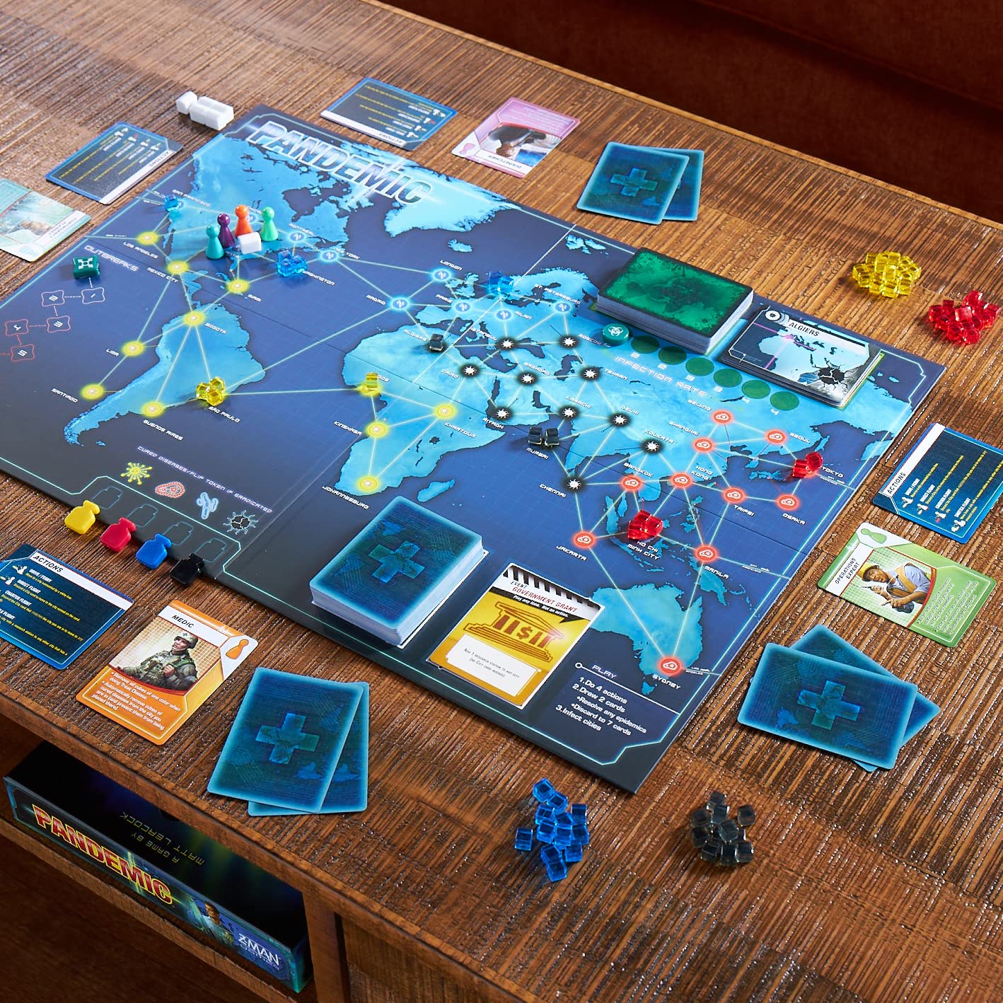 Foto 6 pulgar | Juego de Mesa Z-Man Games Pandemic-Venta Internacional