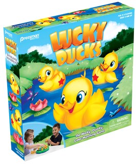 Foto 2 | Juego De Memoria Y Combinación Pressman Lucky Ducks 5 Years - Venta Internacional.