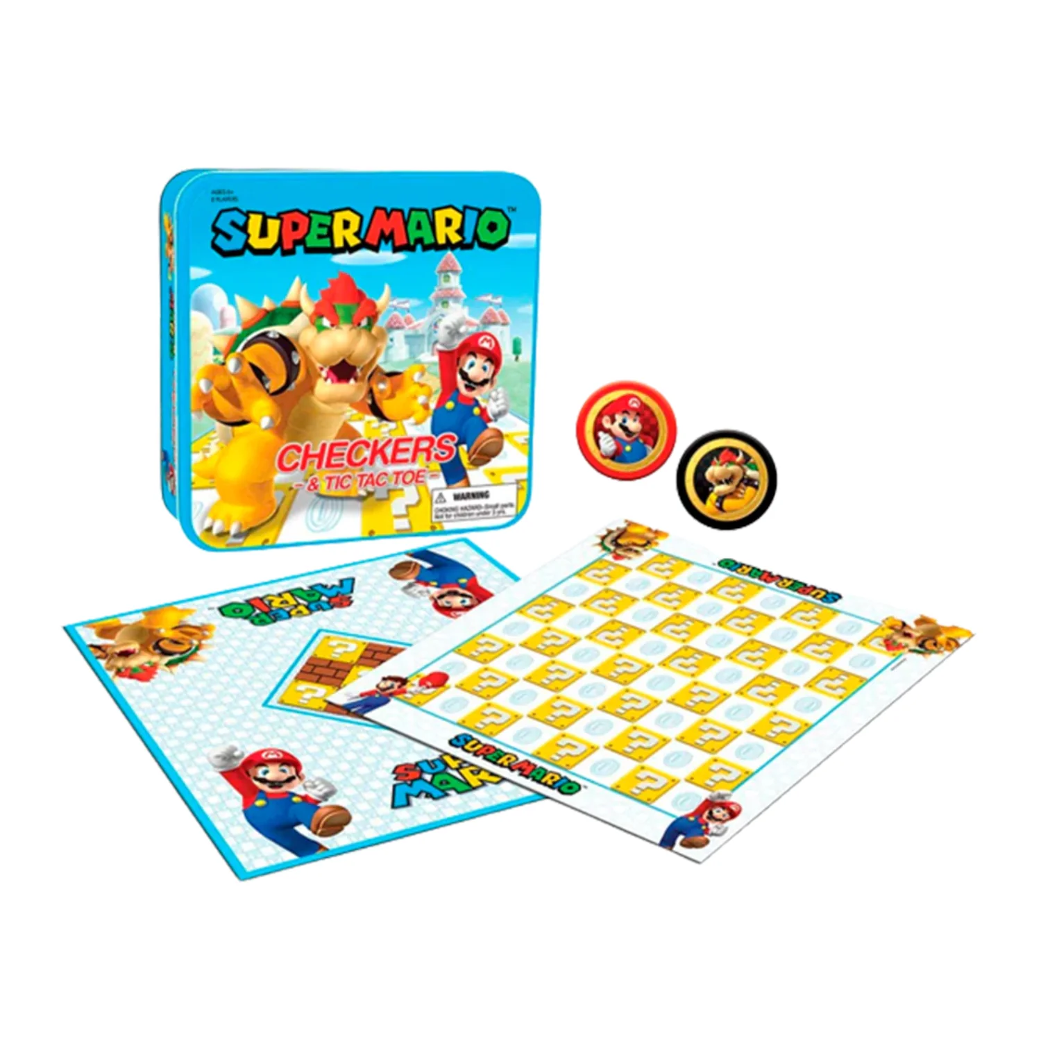 Super Mario Vs. Bowser Checkers/tic Tac Toe (nintendo)