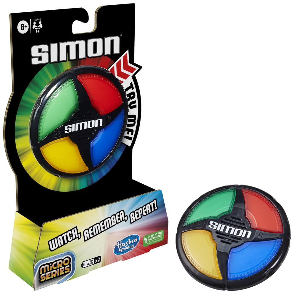 Game Hasbro Gaming Simon Micro Series Con Unidad Electrónica - Venta Internacional.