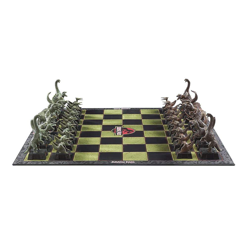 Foto 5 pulgar | Set De Ajedrez The Noble Collection Jurassic Park Con 32 Dinosaurios - Venta Internacional.