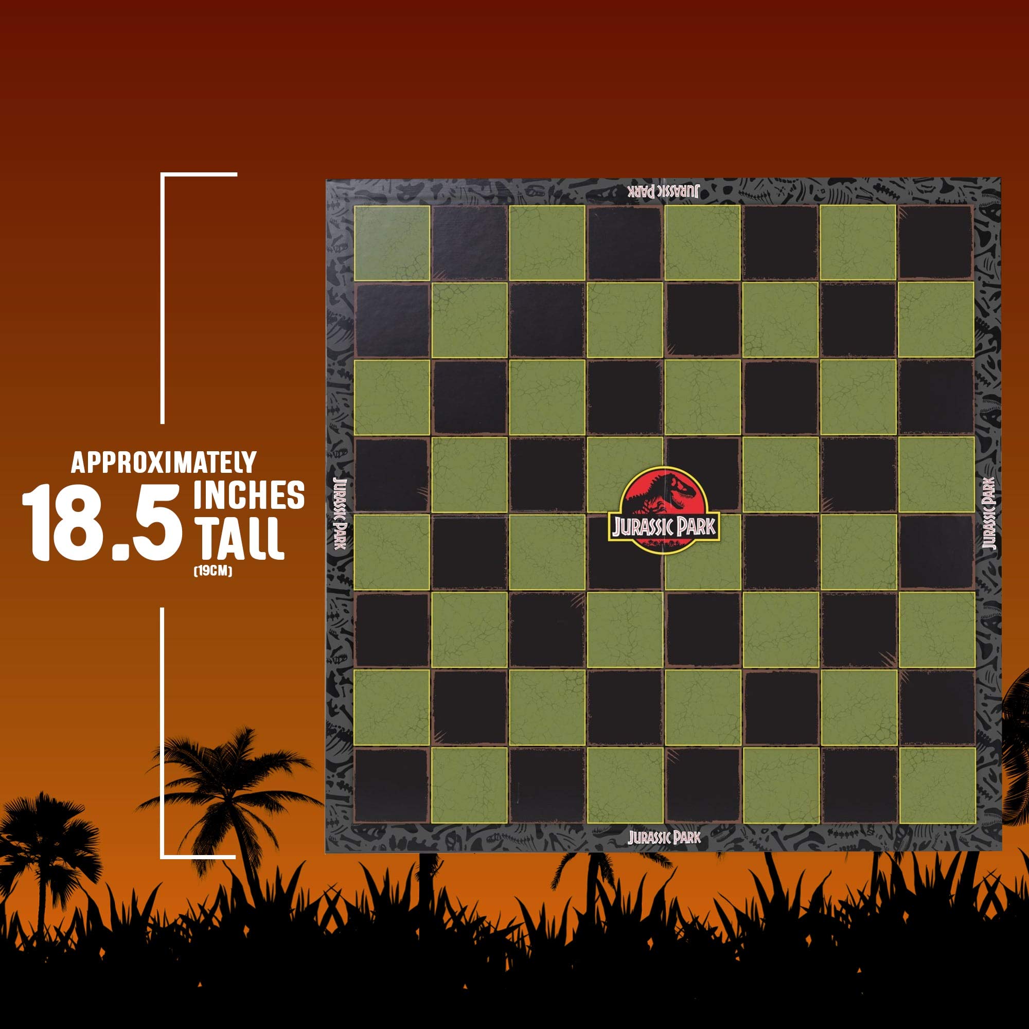 Foto 5 | Set De Ajedrez The Noble Collection Jurassic Park Con 32 Dinosaurios - Venta Internacional.