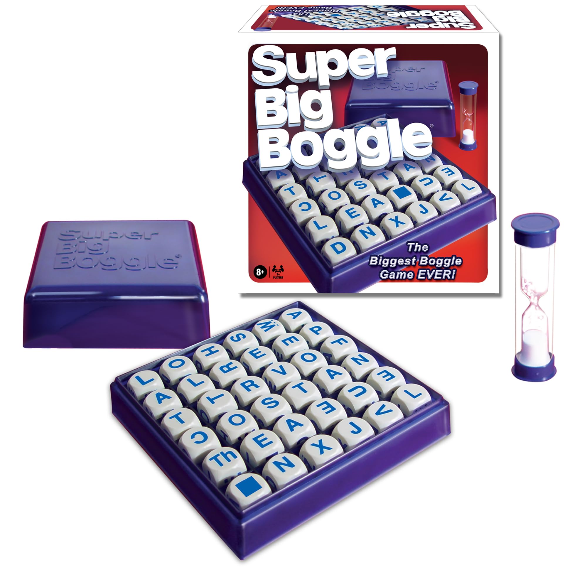 Foto 2 pulgar | Los Movimientos Ganadores De Boggle Game Son Supergrandes, Cuadrícula De 6 X 6, 36 Cubos De Letras - Venta Internacion