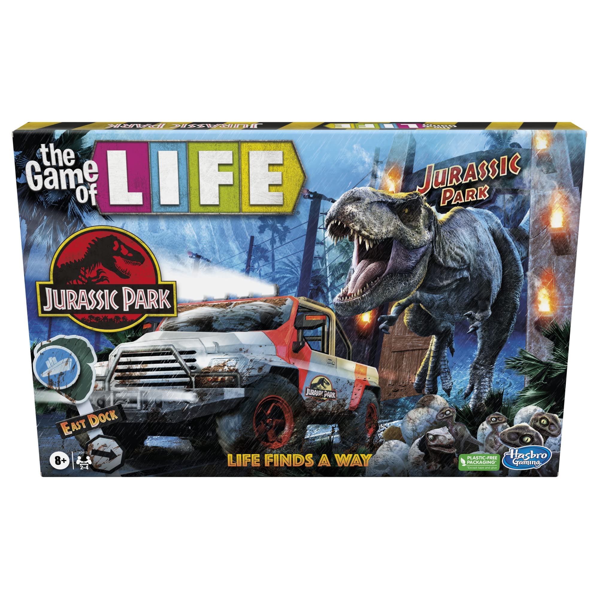 Foto 2 pulgar | Juego De Mesa Hasbro Gaming El Juego De La Vida Jurassic Park - Venta Internacional.