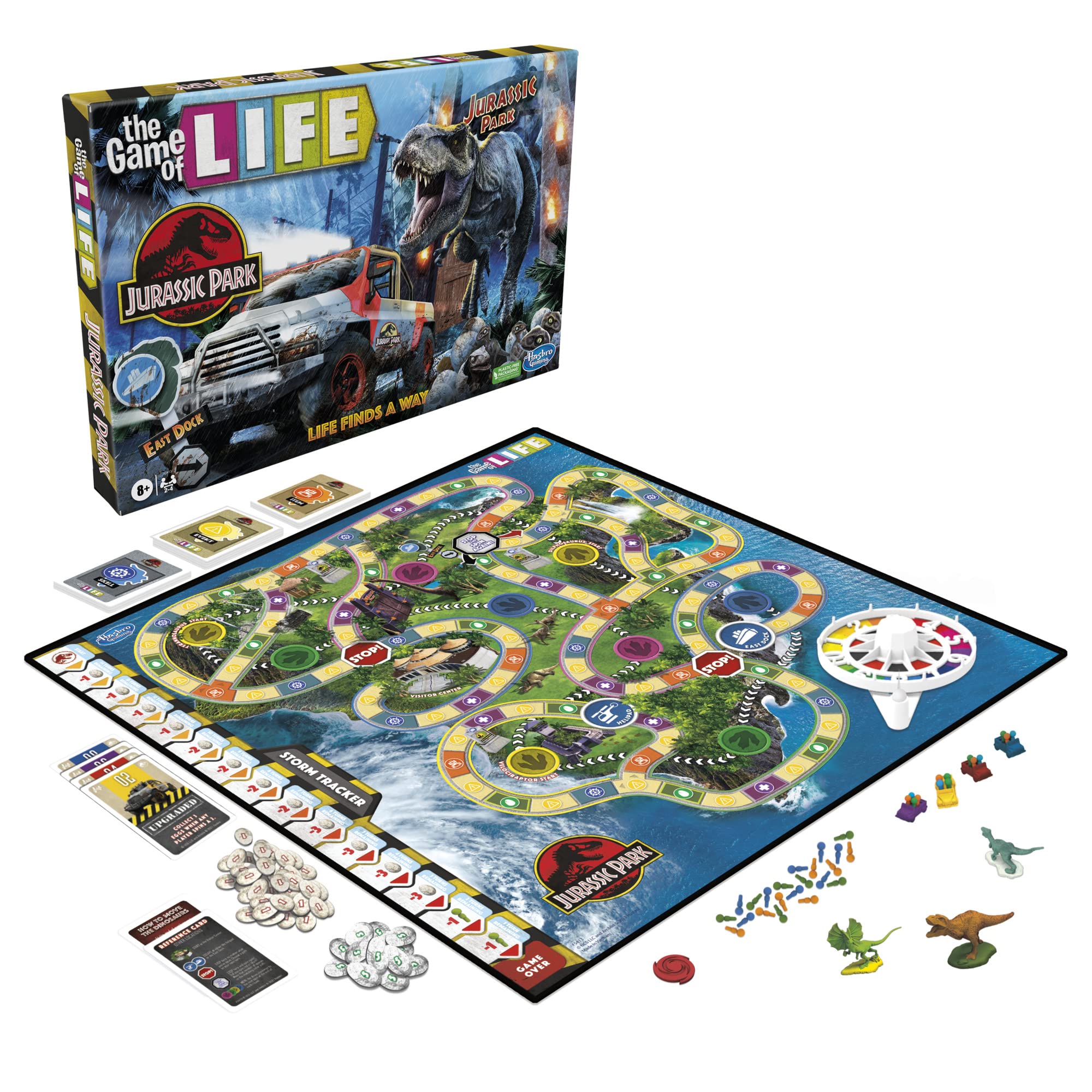 Foto 4 pulgar | Juego De Mesa Hasbro Gaming El Juego De La Vida Jurassic Park - Venta Internacional.