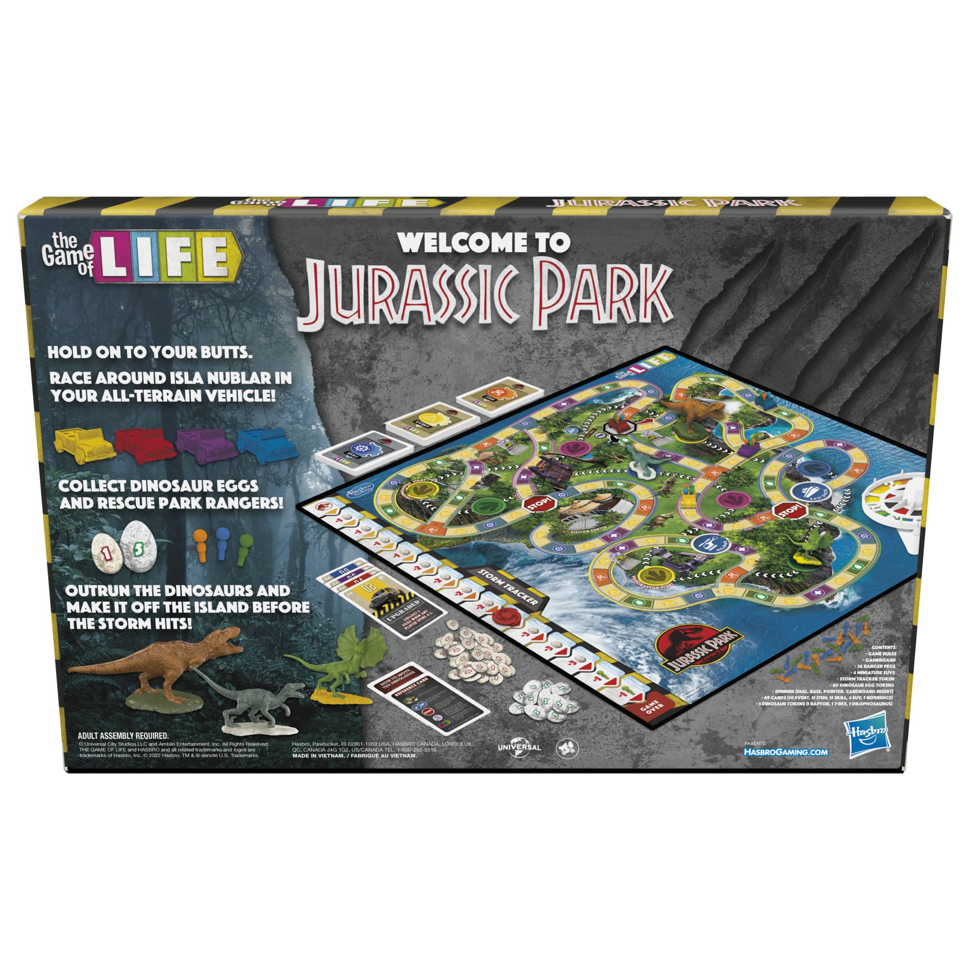 Foto 5 pulgar | Juego De Mesa Hasbro Gaming El Juego De La Vida Jurassic Park - Venta Internacional.
