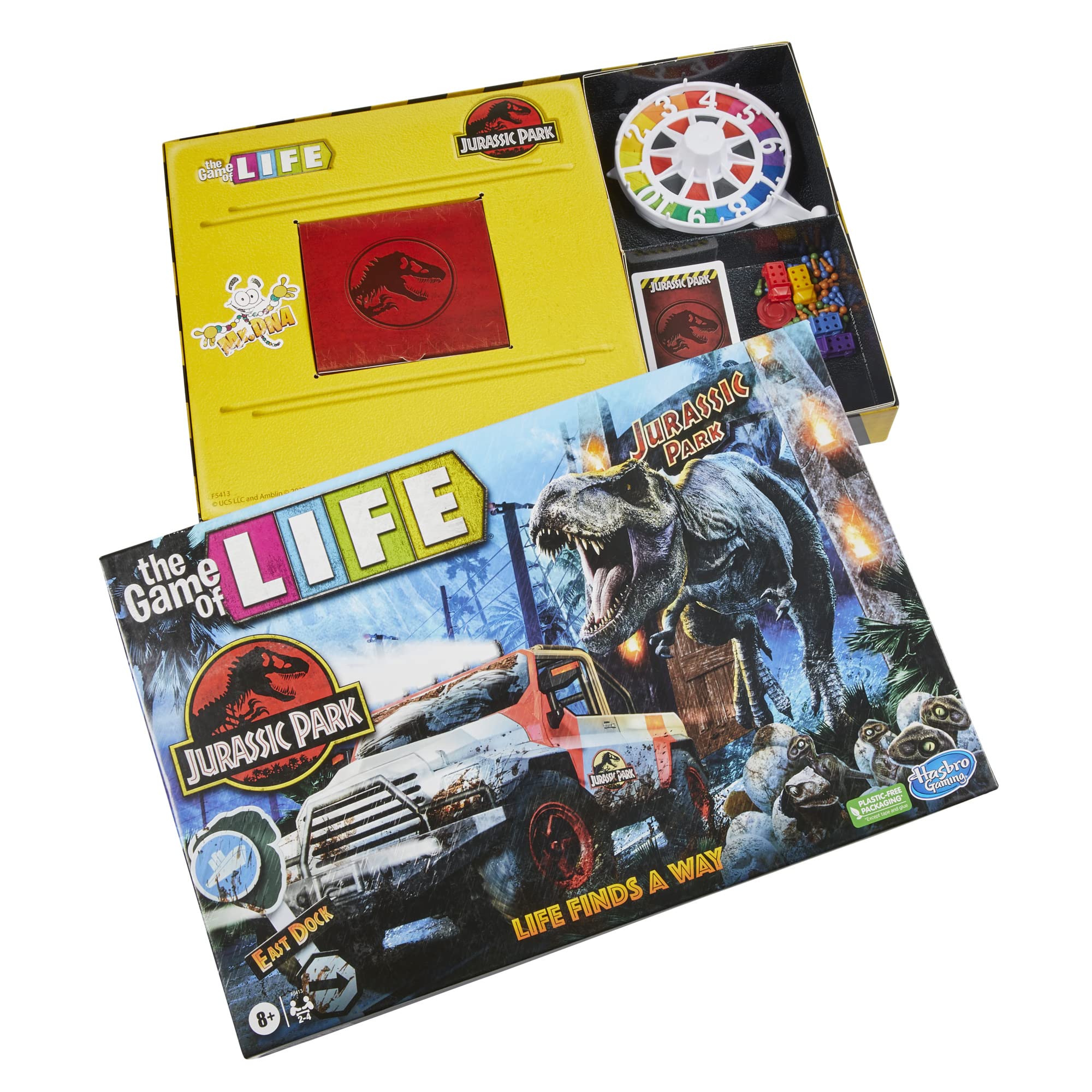 Foto 6 pulgar | Juego De Mesa Hasbro Gaming El Juego De La Vida Jurassic Park - Venta Internacional.