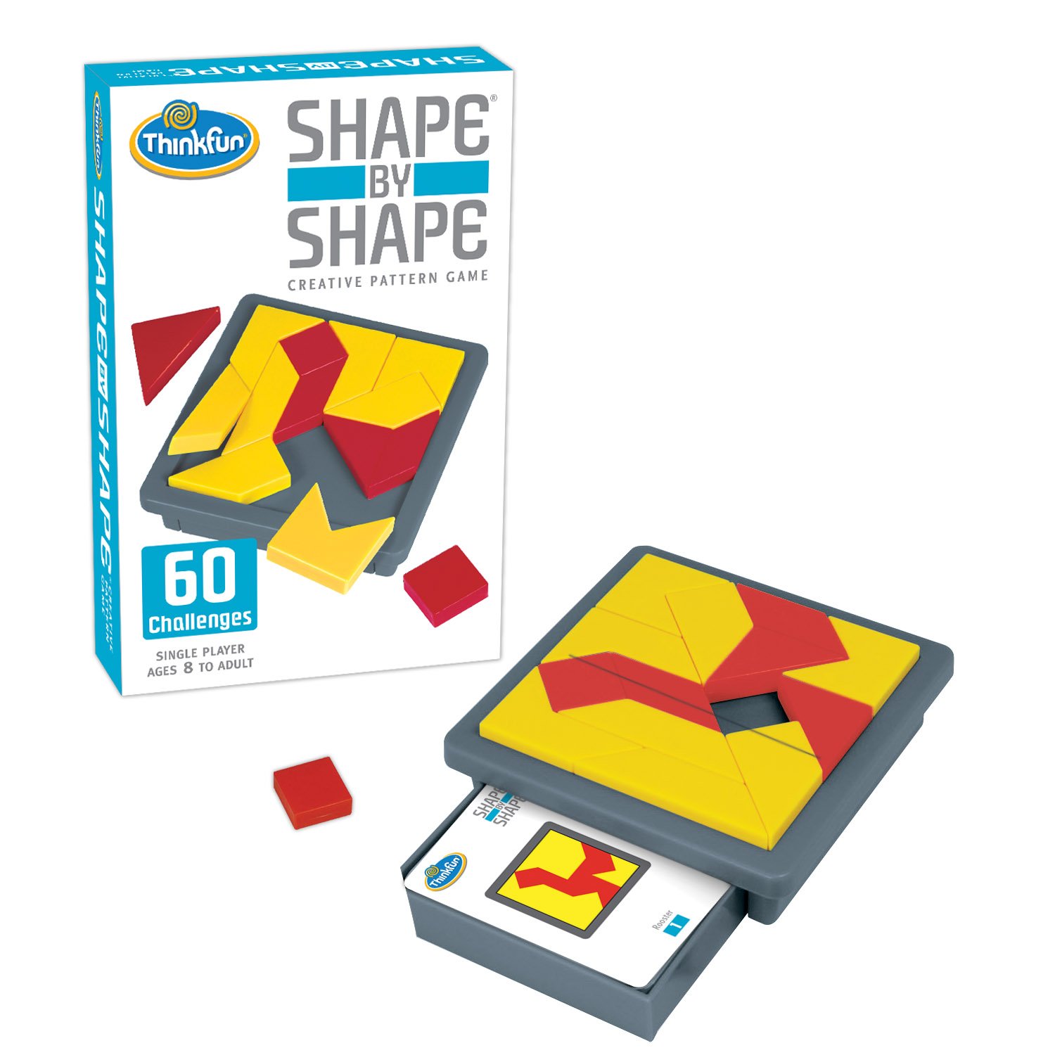 Foto 2 pulgar | Juego Creativo De Lógica De Patrones Thinkfun Shape By Shape - Venta Internacional.