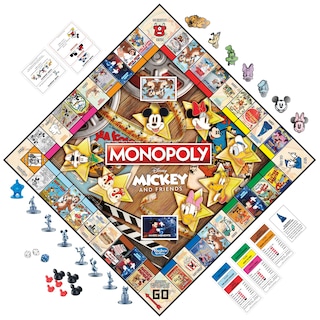Foto 2 | Juego De Mesa Monopoly Disney Mickey And Friends Edition - Venta Internacional.