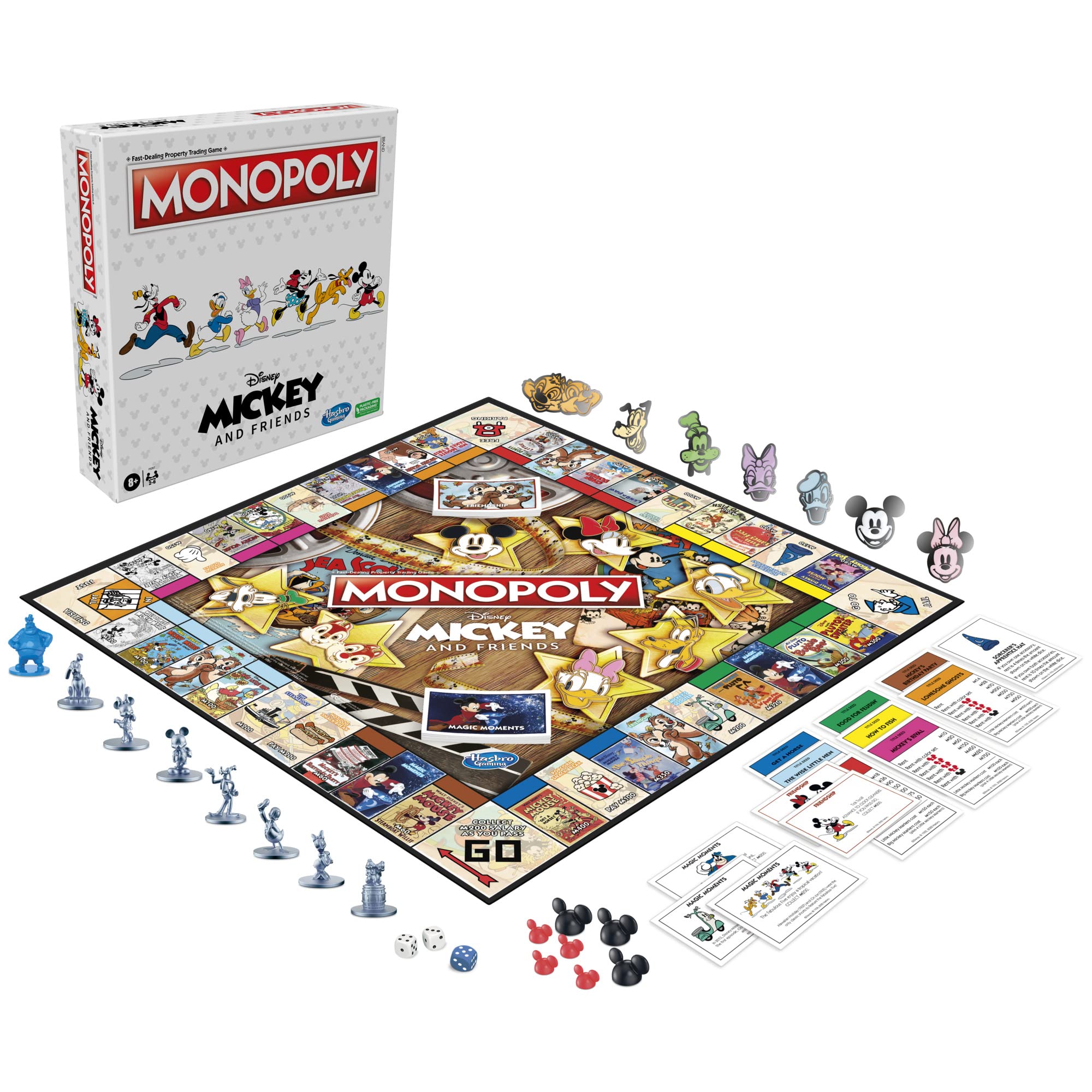 Foto 5 pulgar | Juego De Mesa Monopoly Disney Mickey And Friends Edition - Venta Internacional.