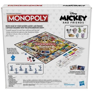 Foto 5 | Juego De Mesa Monopoly Disney Mickey And Friends Edition - Venta Internacional.