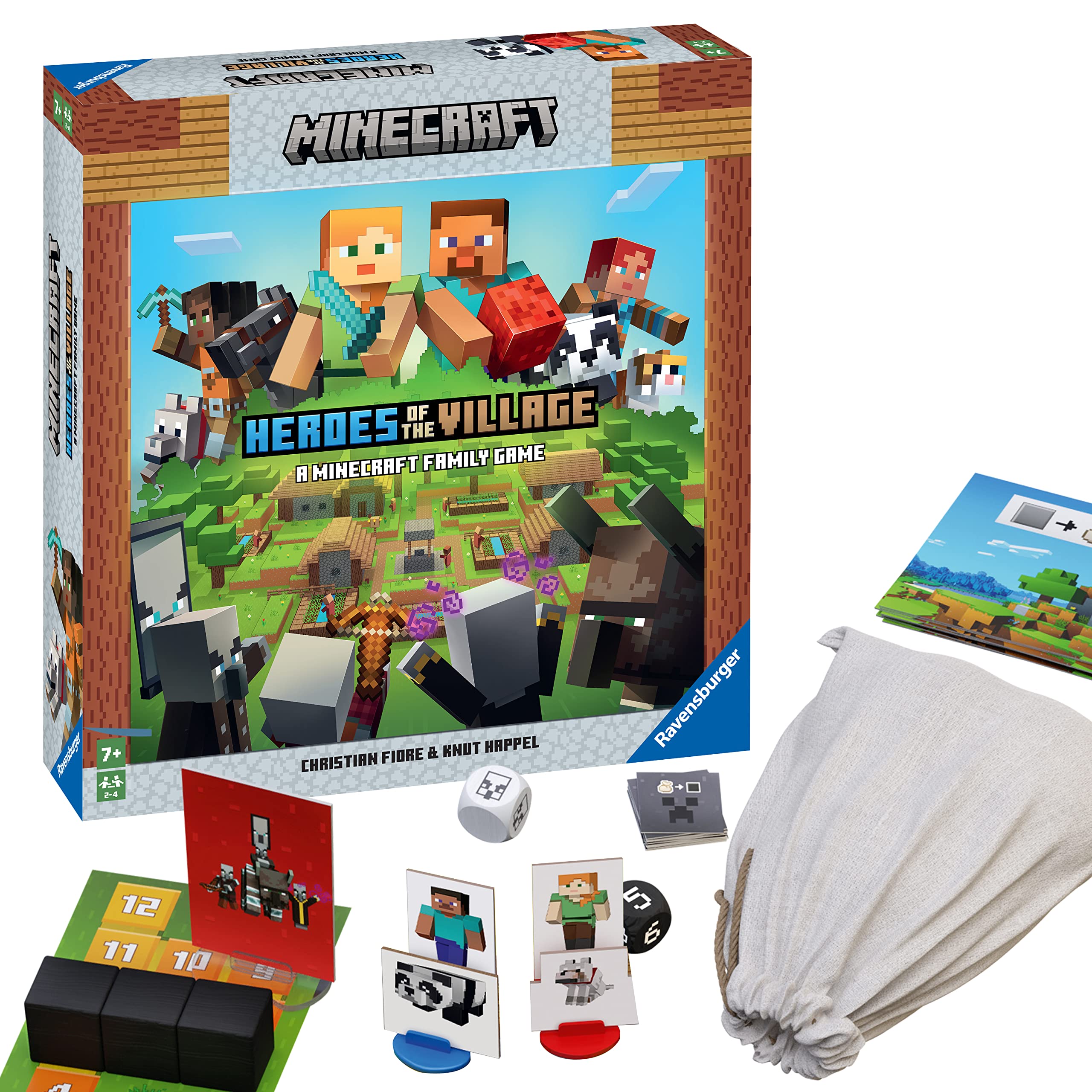 Juego De Mesa Ravensburger Minecraft Heroes Of The Village - Venta Internacional.