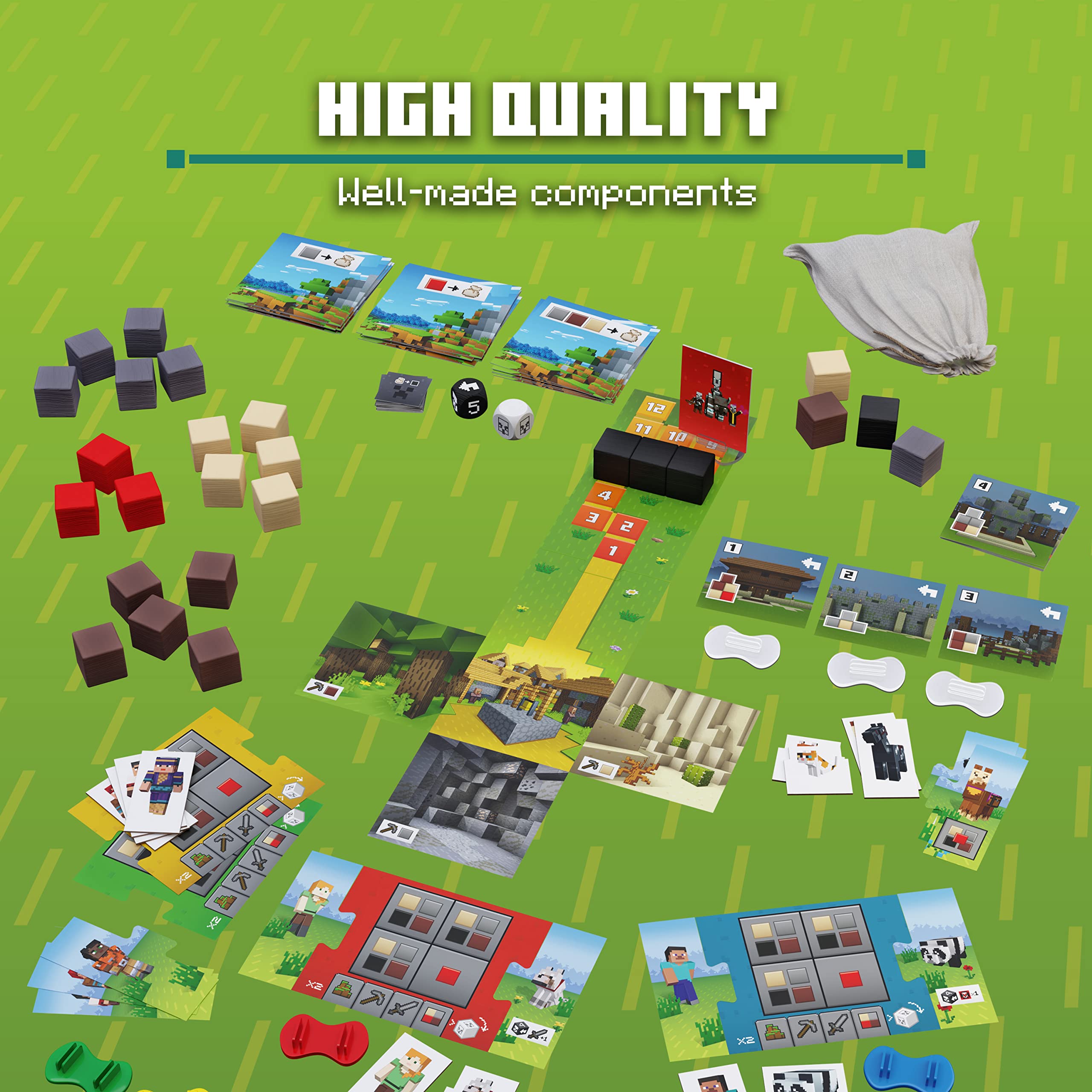 Foto 5 pulgar | Juego De Mesa Ravensburger Minecraft Heroes Of The Village - Venta Internacional.