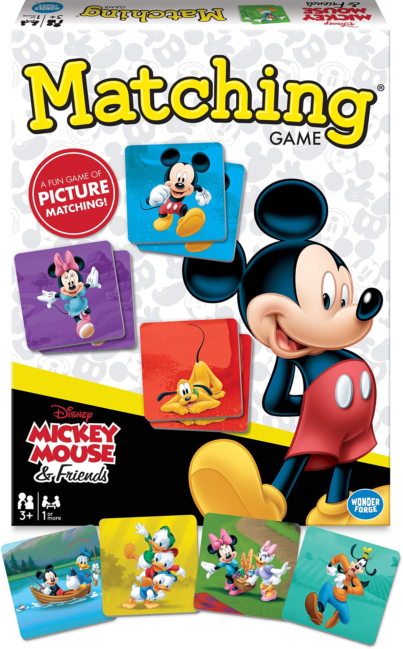 Foto 2 pulgar | Juego De Mesa Wonder Forge Mickey Mouse Matching Kids 3-5 Años - Venta Internacional.