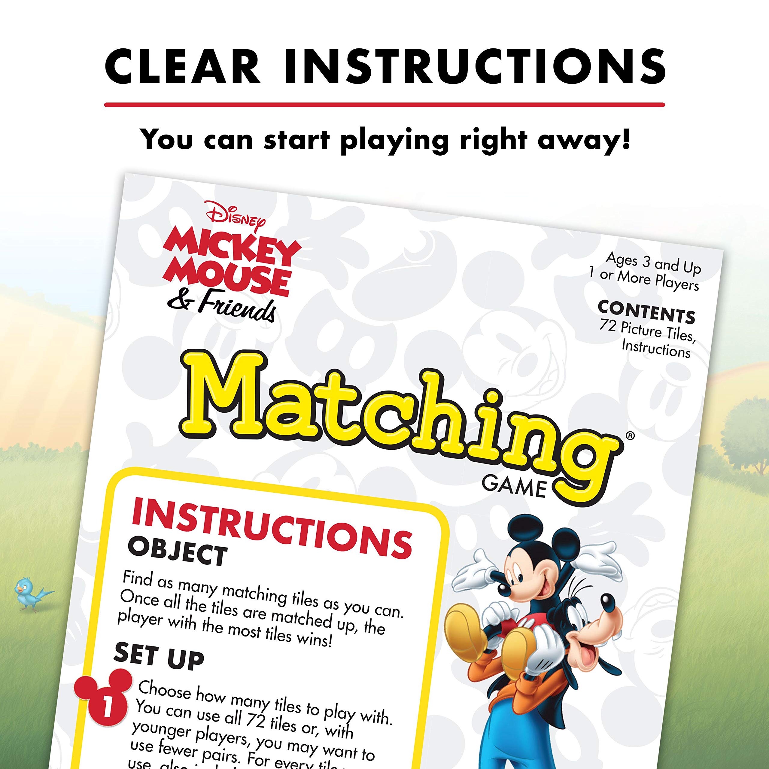 Foto 5 pulgar | Juego De Mesa Wonder Forge Mickey Mouse Matching Kids 3-5 Años - Venta Internacional.