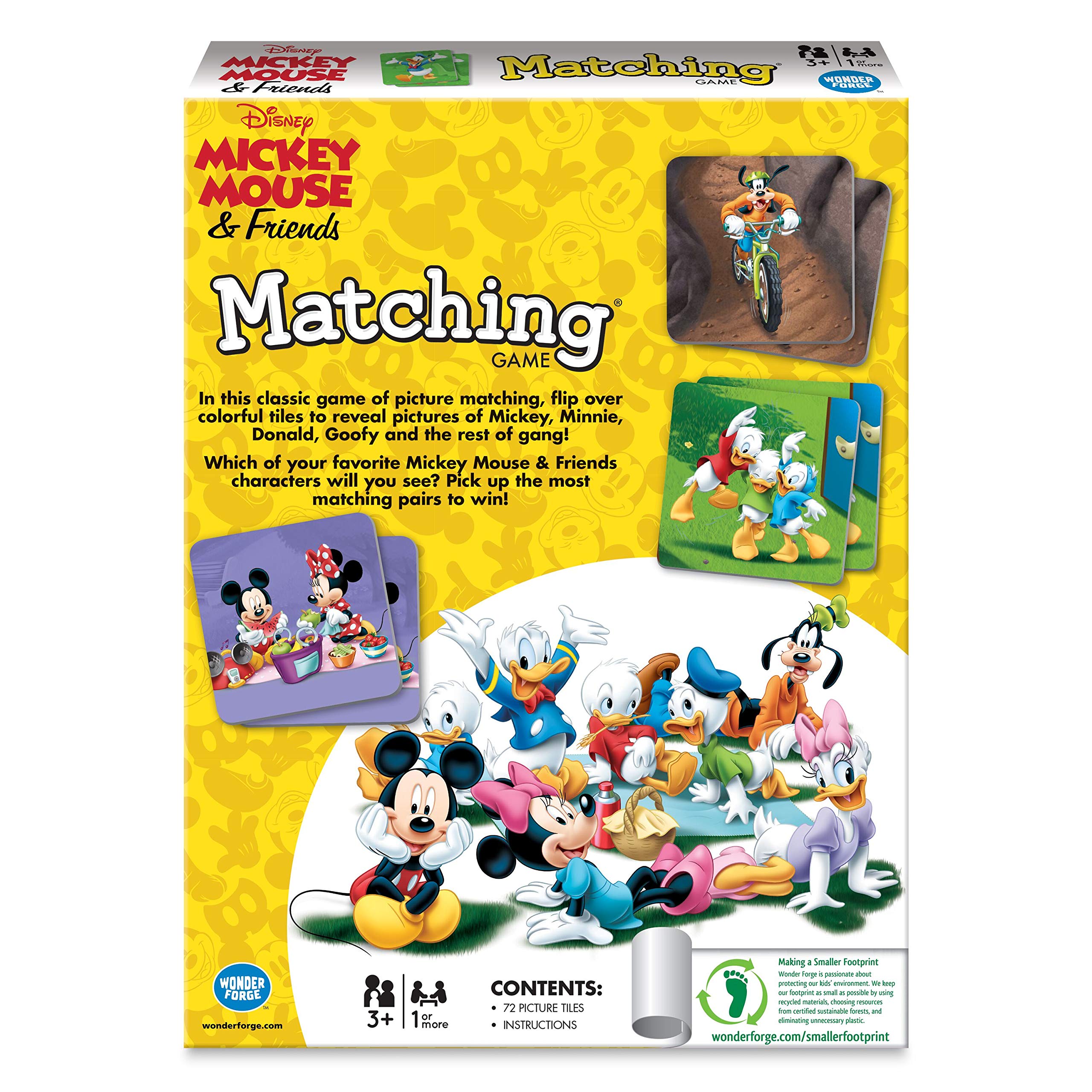 Foto 6 pulgar | Juego De Mesa Wonder Forge Mickey Mouse Matching Kids 3-5 Años - Venta Internacional.