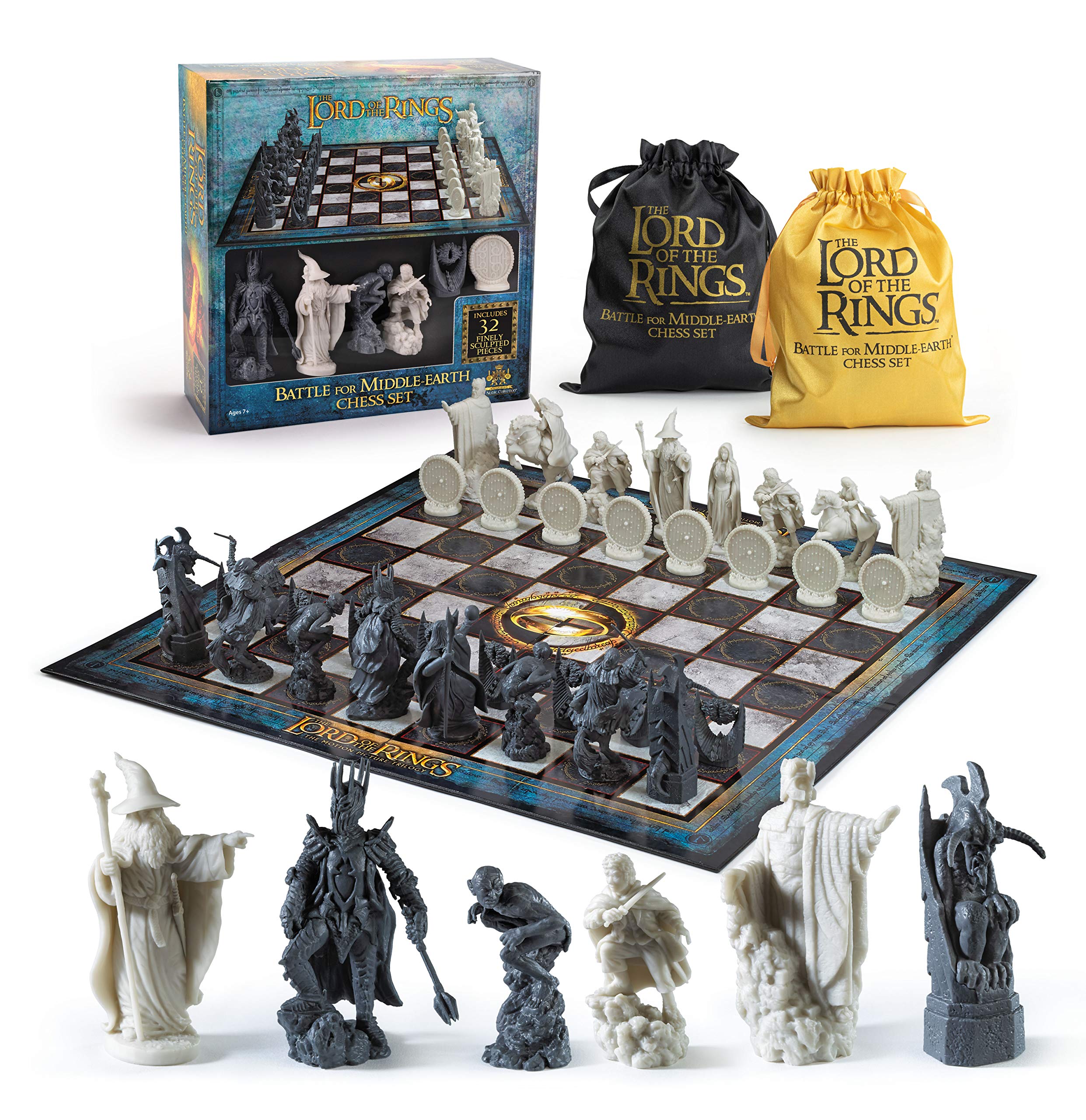 Set De Ajedrez The Noble Collection Battle For Middle Earth - Venta Internacional.