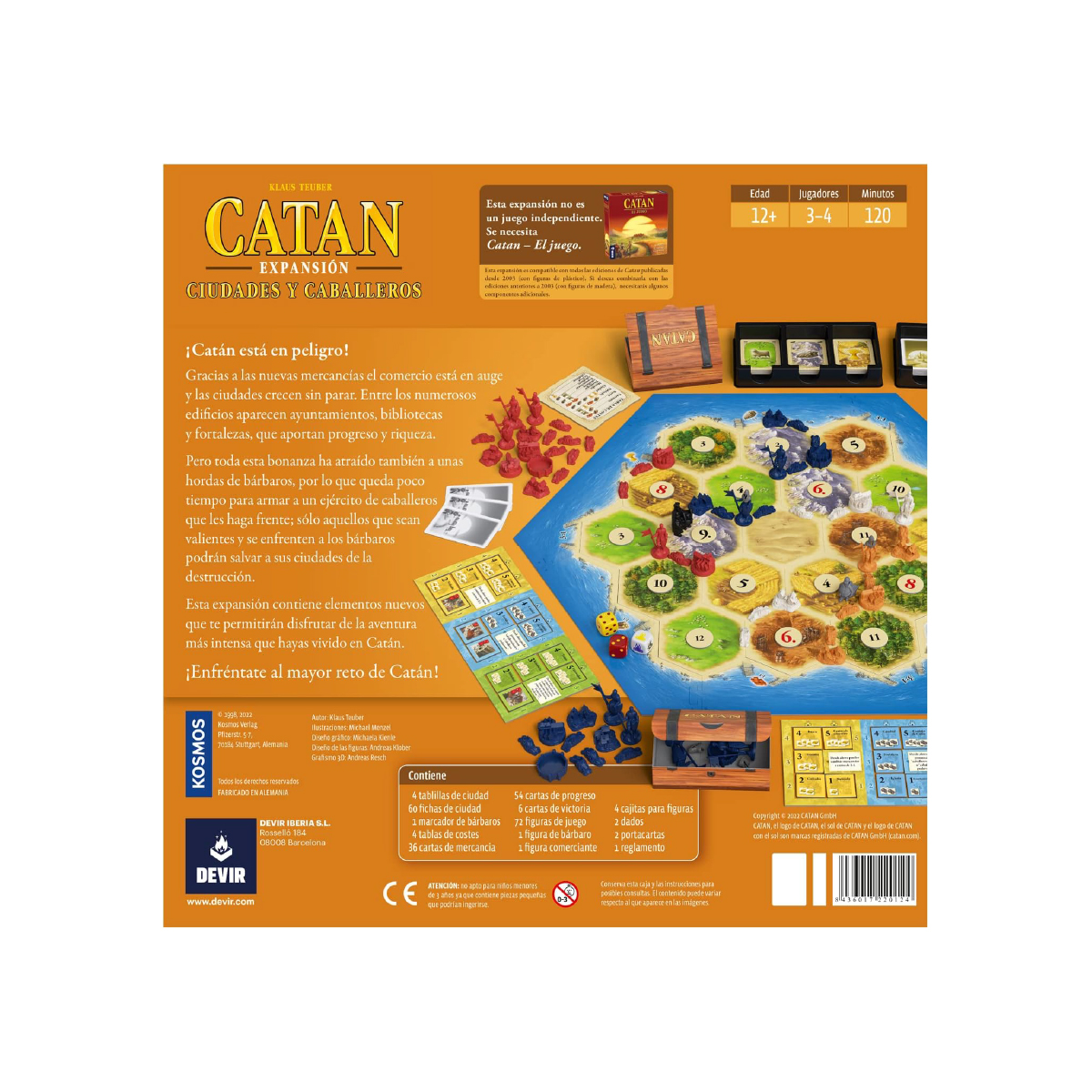 Foto 5 pulgar | Catan Expansión Ciudades Y Caballeros